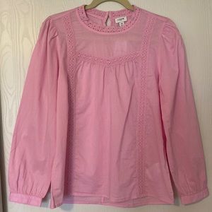 J.Crew New with tags! Top with lace details
